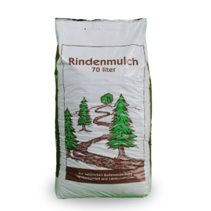 Rindenmulch 70L zur natürlichen Bodenabdeckung im Garten zur Unkrautunterdrückung und Feuchtigkeitserhaltung