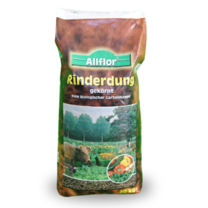 Rinderdung gekörnt 20 kg als organischer Dünger zur natürlichen Bodenverbesserung und Nährstoffversorgung im Garten